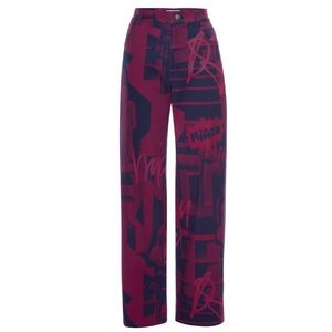 NEW Miaou Fargo Stone Red Jeans - Size M